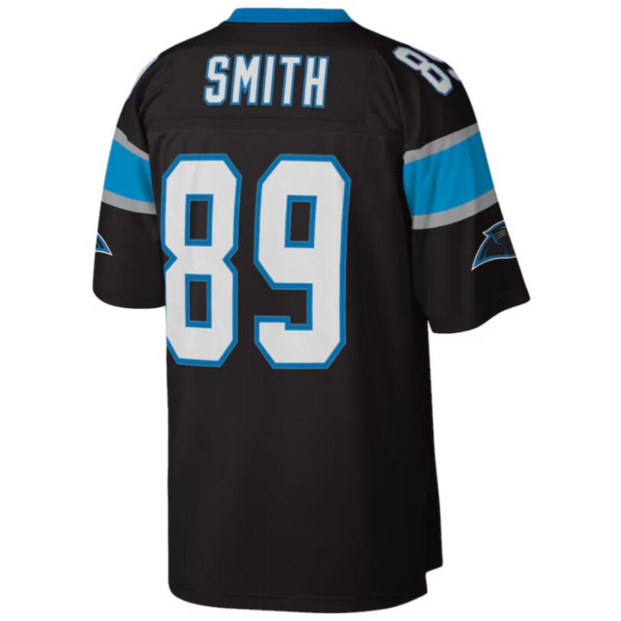Fenge C.Panthers #89 Steve Smith Black Legacy Replica Jersey American Stitched Jersey