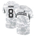 Fenge C.Panthers #8 Jaycee Horn Player Salute to Service Hoodies & T-Shirts Stitched Jerseys