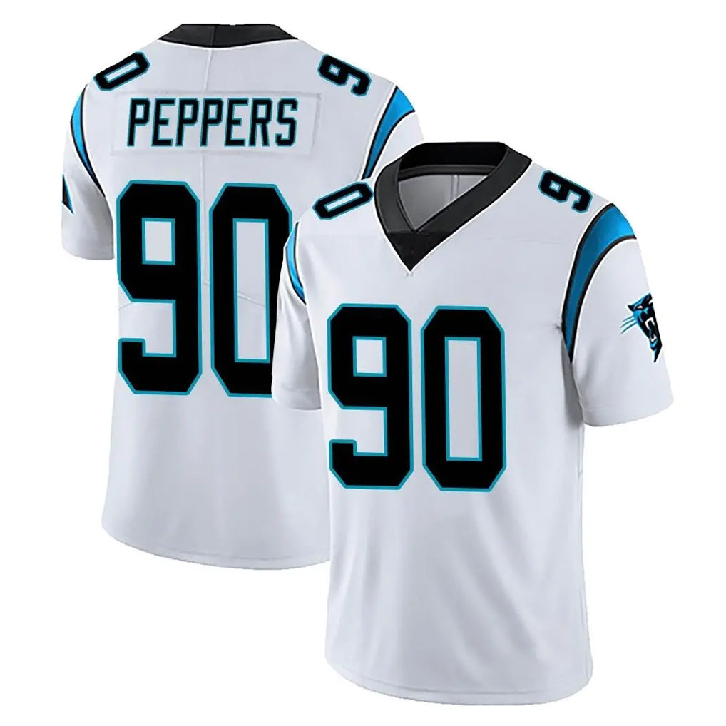 Fenge C.Panthers #90 Julius Peppers Player White Vapor Untouchable Limited Game Stitched Jerseys