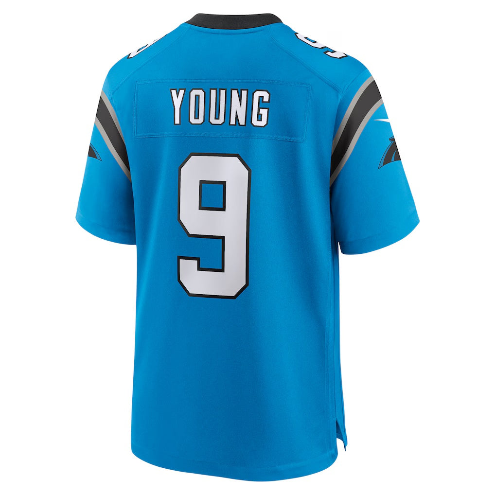 Fenge C.Panthers #9 Bryce Young Blue Alternate Game Stitched Jerseys