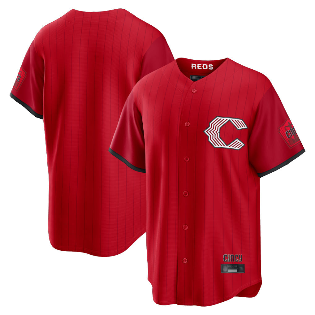 Fenge C.Reds Red 2026 City Connect Home Game Blank Player Stitched Jerseys