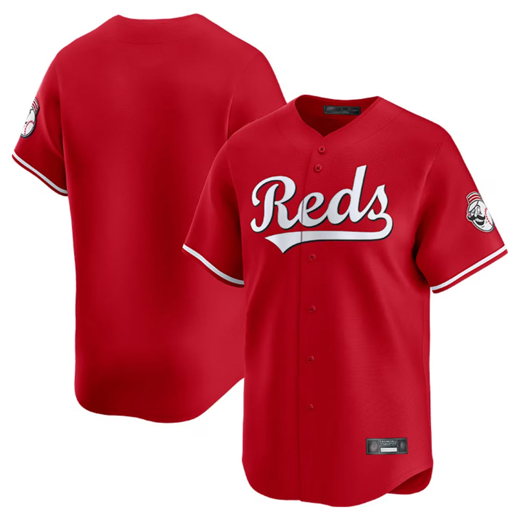 Fenge C.Reds Red Home Limited Blank Player Stitched Jerseys