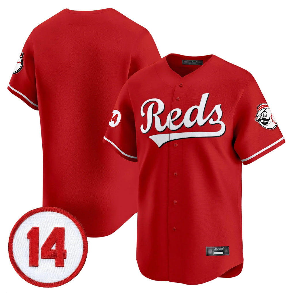 Fenge C.Reds Red Vapor Premier Limited Home Blank Player Stitched Jerseys