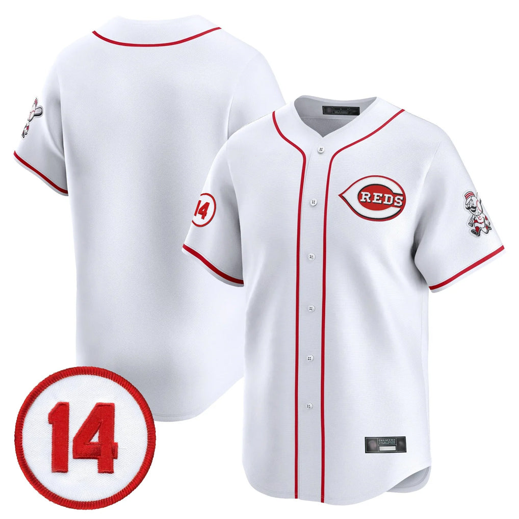 Fenge C.Reds White Vapor Premier Limited Home Blank Player Stitched Jerseys