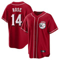 Fenge C.Reds #14 Pete Rose Player Red Home Game Stitched Jerseys