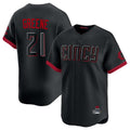 Fenge C.Reds #21 Hunter Greene Player Black City Connect Home Limited Stitched Jerseys