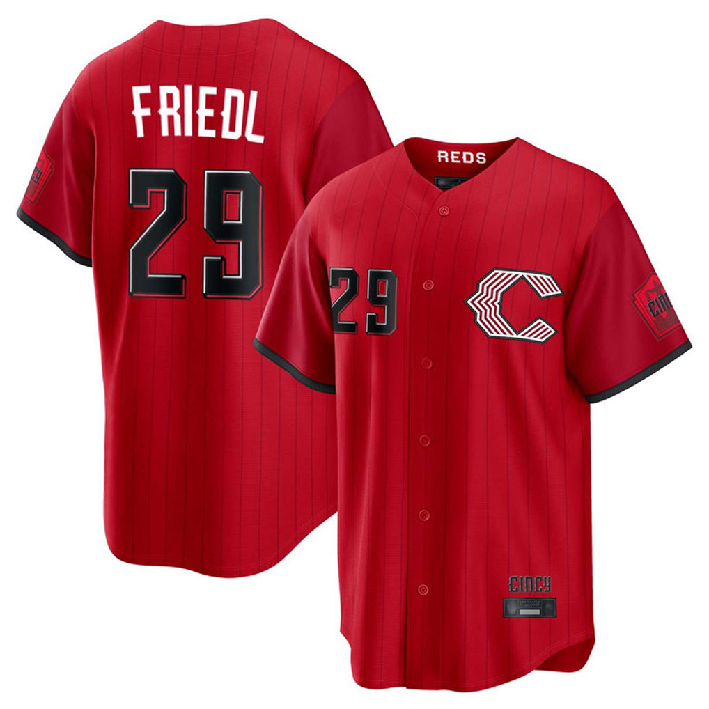 Fenge C.Reds #29 TJ Friedl Player Red 2026 City Connect Home Game Stitched Jerseys