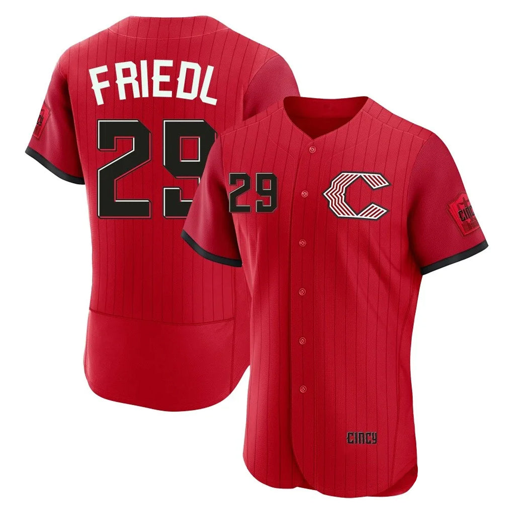 Fenge C.Reds #29 TJ Friedl Player Red 2026 City Connect Limited Elite Home Stitched Jerseys