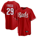 Fenge C.Reds #29 TJ Friedl Player Red Home Game Stitched Jerseys