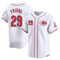 Fenge C.Reds #29 TJ Friedl Player White Home Limited Stitched Jerseys