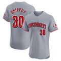 Fenge C.Reds #30 Ken Griffey Player Gray Limited Elite Home Stitched Jerseys