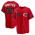 Fenge C.Reds #30 Ken Griffey Player Red 2026 City Connect Home Game Stitched Jerseys