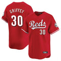 Fenge C.Reds #30 Ken Griffey Player Red Home Limited Stitched Jerseys