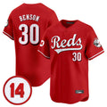 Fenge C.Reds #30 Ken Griffey Player Red Vapor Premier Limited Home Stitched Jerseys