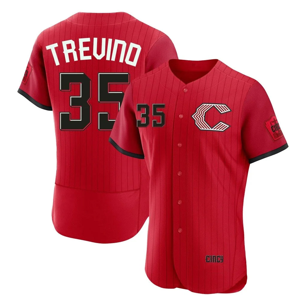 Fenge C.Reds #35 Jose Trevino Player Red 2026 City Connect Limited Elite Home Stitched Jerseys