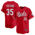 Fenge C.Reds #35 Jose Trevino Player Red Home Limited Stitched Jerseys