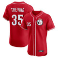 Fenge C.Reds #35 Jose Trevino Player Red Limited Elite Home Game Stitched Jerseys