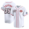 Fenge C.Reds #35 Jose Trevino Player White Speedway Classic Home Limited Stitched Jerseys