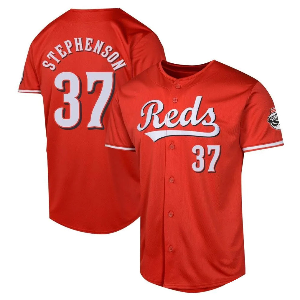 Fenge C.Reds #37 Tyler Stephenson Player Red 2026 City Connect Limited Home Stitched Jerseys