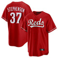 Fenge C.Reds #37 Tyler Stephenson Player Red Home Game Stitched Jerseys