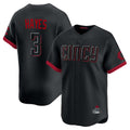 Fenge C.Reds #3 Ke'Bryan Hayes Player Black City Connect Home Limited Stitched Jerseys