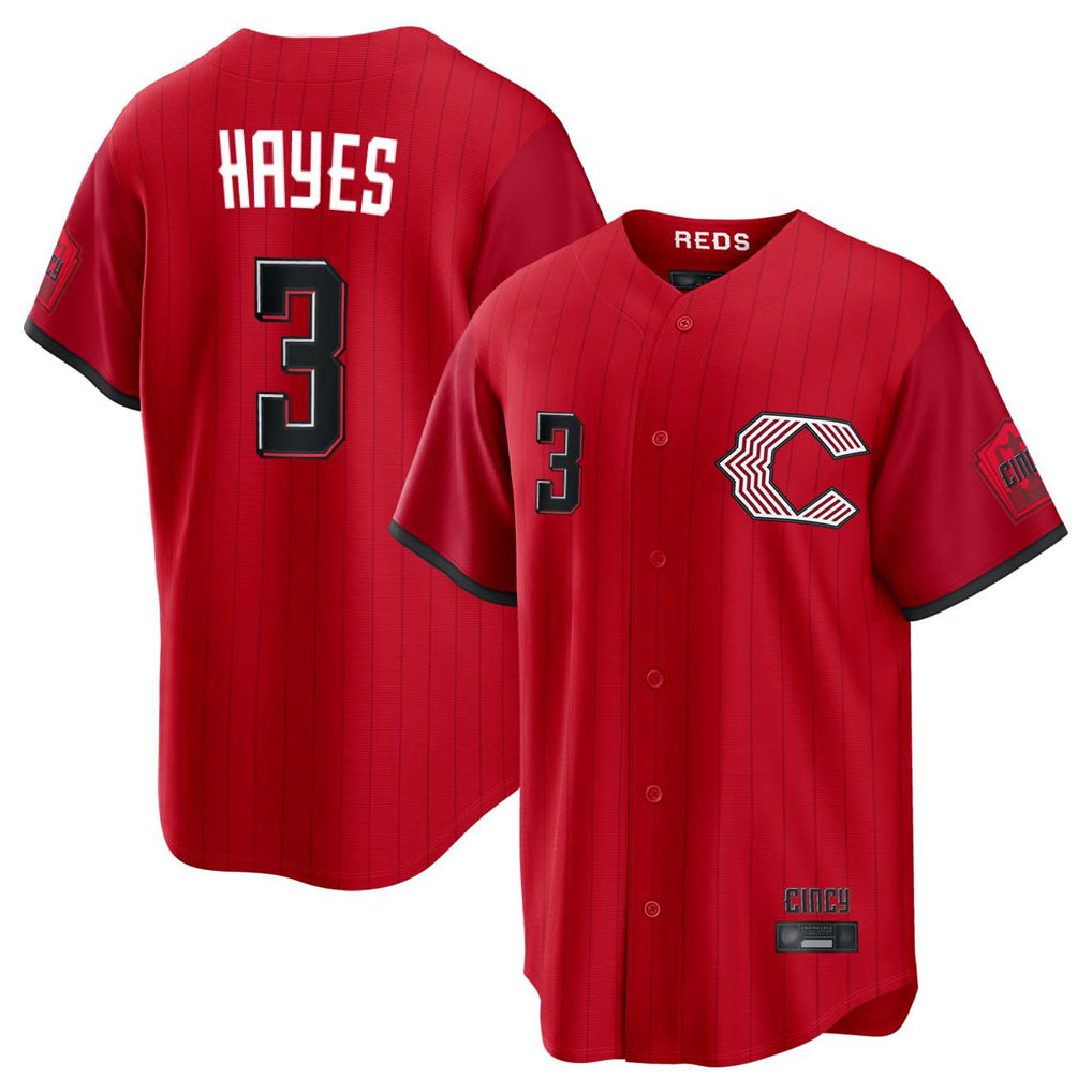 Fenge C.Reds #3 Ke'Bryan Hayes Player Red 2026 City Connect Home Game Stitched Jerseys