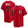 Fenge C.Reds #3 Ke'Bryan Hayes Player Red 2026 City Connect Home Game Stitched Jerseys