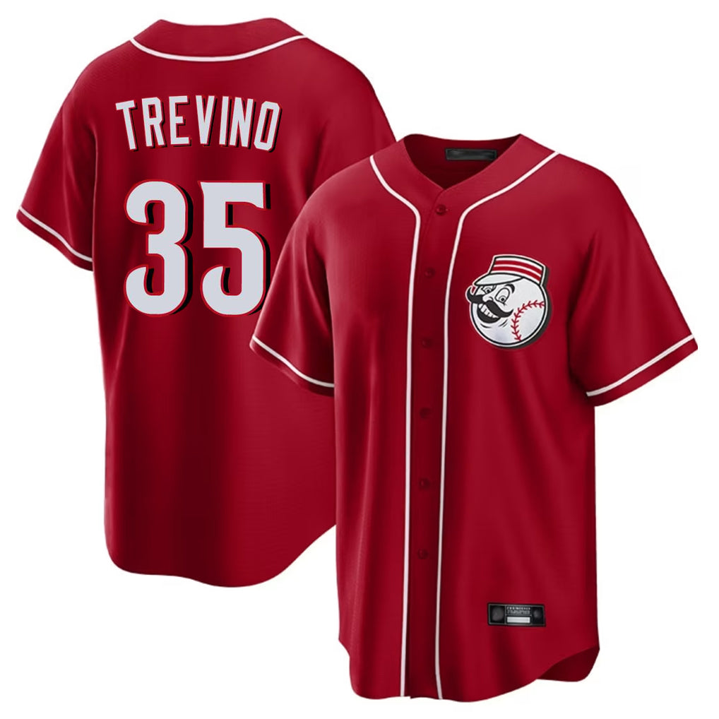 Fenge C.Reds #3 Ke'Bryan Hayes Player Red Game Home Stitched Jerseys