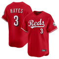 Fenge C.Reds #3 Ke'Bryan Hayes Player Red Home Limited Stitched Jerseys
