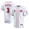 Fenge C.Reds #3 Ke'Bryan Hayes Player White Home Limited Stitched Jerseys