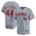 Fenge C.Reds #44 Elly De La Cruz Player Gray Home Limited Stitched Jerseys