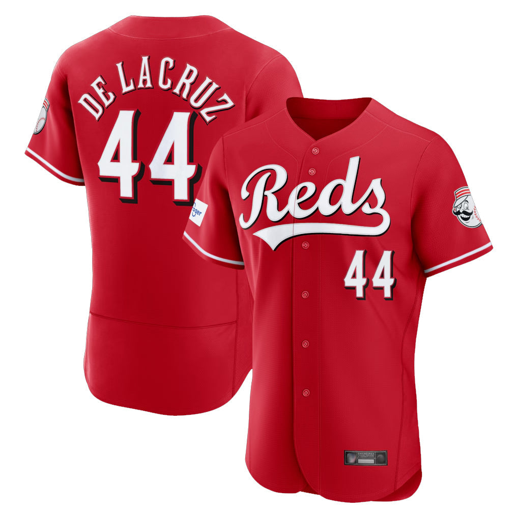 Fenge C.Reds #44 Elly De La Cruz Player Red Limited Elite Home Stitched Jerseys