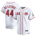 Fenge C.Reds #44 Elly De La Cruz Player White Home Limited Stitched Jerseys