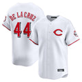 Fenge C.Reds #44 Elly De La Cruz Player White Limited Home Stitched Jerseys