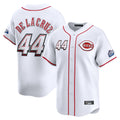 Fenge C.Reds #44 Elly De La Cruz Player White Speedway Classic Home Limited Stitched Jerseys