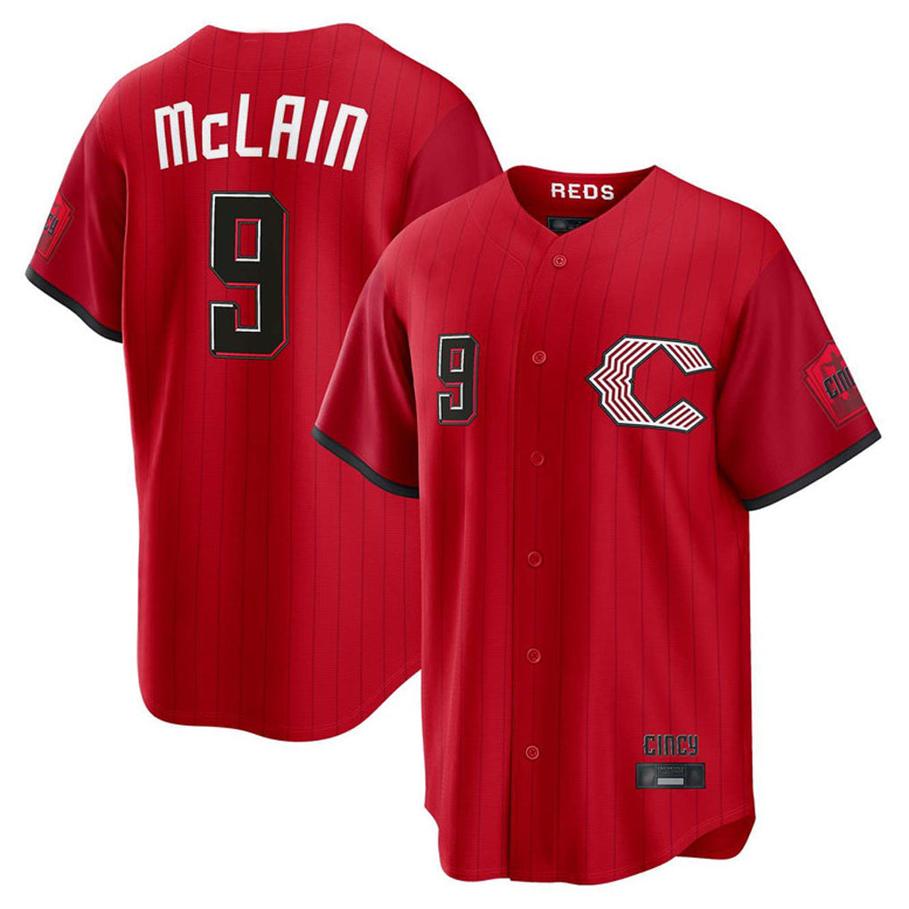 Fenge C.Reds #9 Matt McLain Player Red 2026 City Connect Home Game Stitched Jerseys