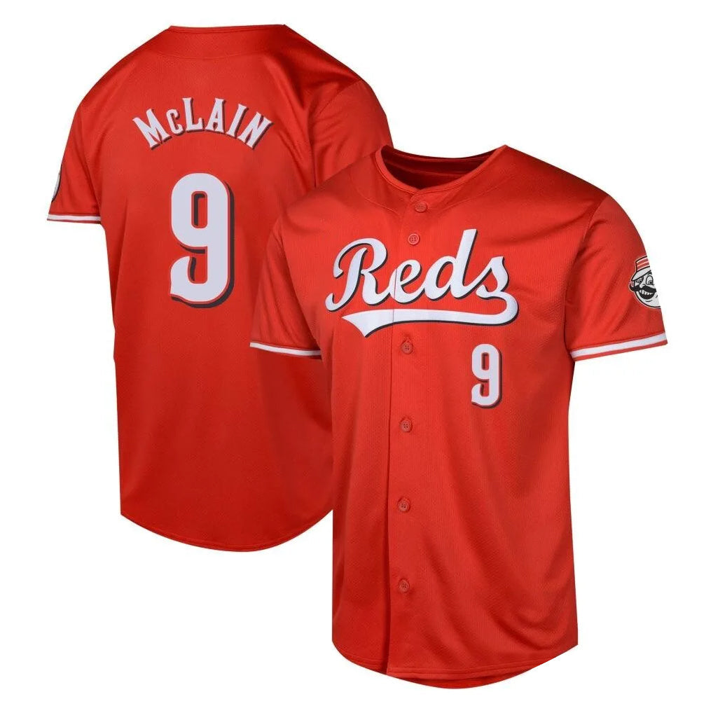 Fenge C.Reds #9 Matt McLain Player Red 2026 City Connect Limited Home Stitched Jerseys