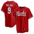 Fenge C.Reds #9 Matt McLain Player Red Home Game Stitched Jerseys