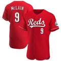 Fenge C.Reds #9 Matt McLain Player Red Limited Elite Home Stitched Jerseys
