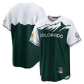 Fenge C.Rockies Green City Connect Home Game Blank Player Stitched Jerseys