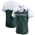 Fenge C.Rockies Green City Connect Limited Elite Home Blank Player Stitched Jerseys