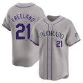 Fenge C.Rockies #21 Kyle Freeland Player Gray Limited Home Stitched Jerseys