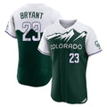 Fenge C.Rockies #23 Kris Bryant Player Green City Connect Limited Elite Home Stitched Jerseys