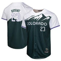 Fenge C.Rockies #23 Kris Bryant Player Green City Connect Limited Home Game Stitched Jerseys