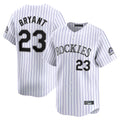 Fenge C.Rockies #23 Kris Bryant Player White Limited Home Stitched Jerseys