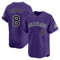 Fenge C.Rockies #8 Ryan Ritter Player Purple Limited Home Stitched Jerseys