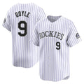 Fenge C.Rockies #9 Brenton Doyle Player White Limited Home Stitched Jerseys