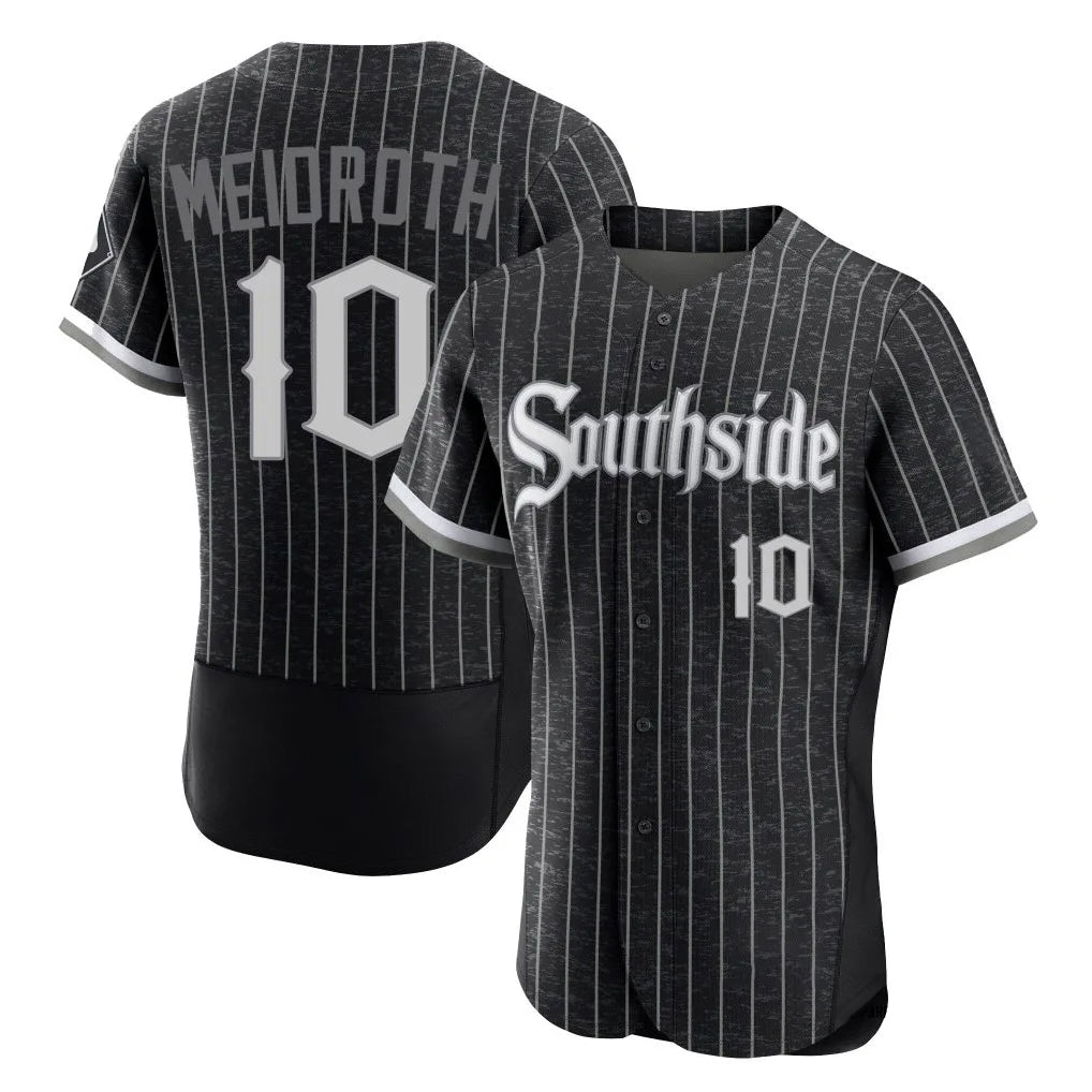 Fenge C.White Sox #10 Chase Meidroth Player Black City Connect Limited Elite Home Stitched Jerseys