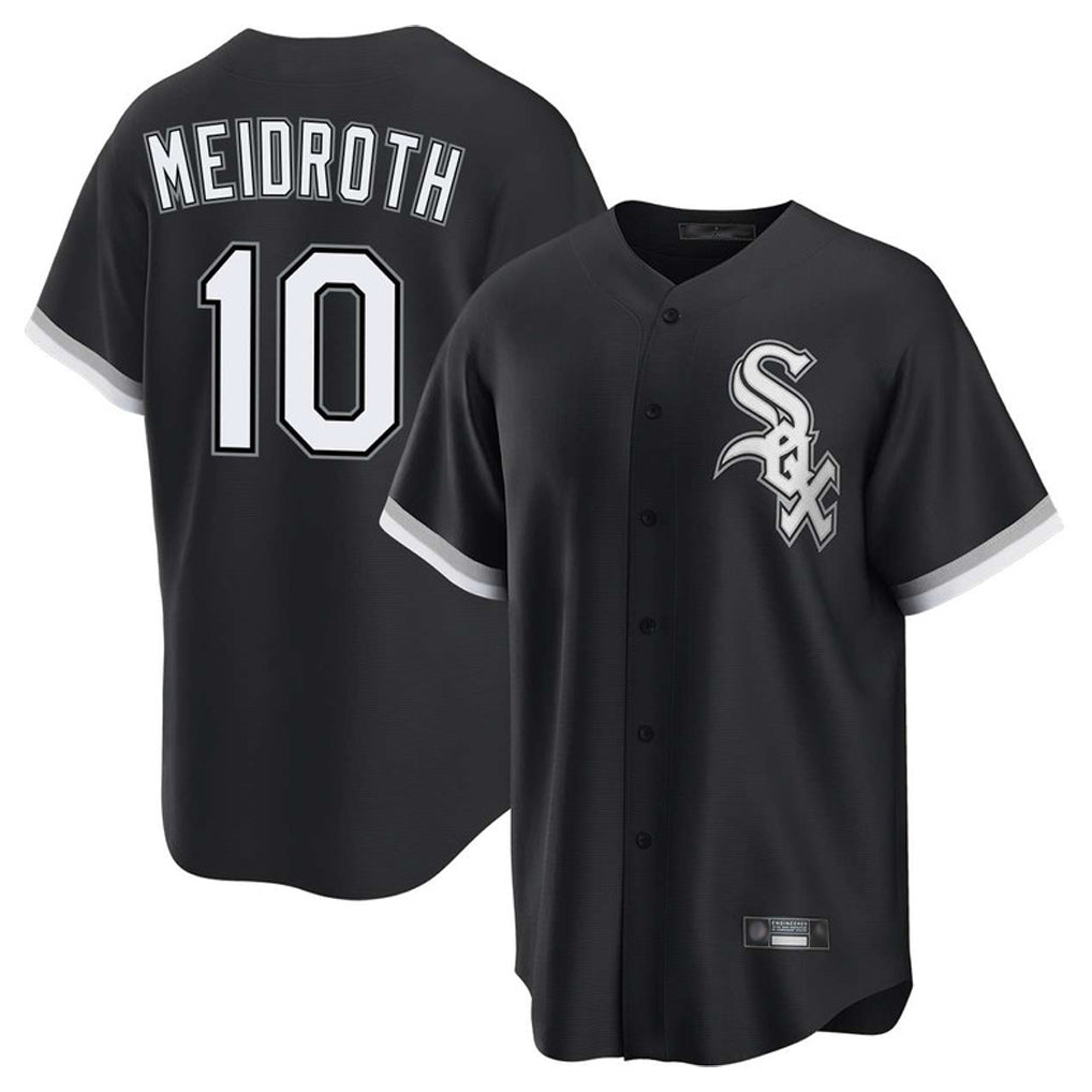 Fenge C.White Sox #10 Chase Meidroth Player Black Home Game Stitched Jerseys