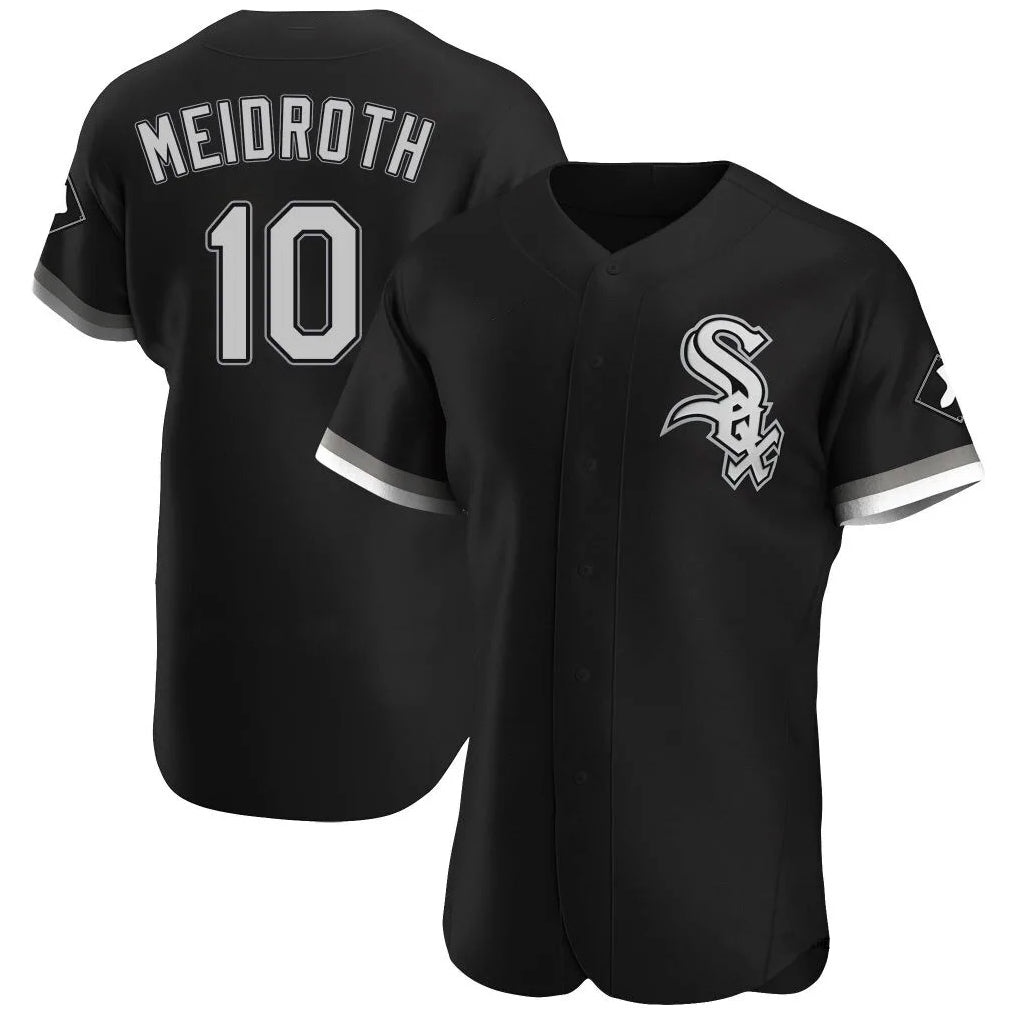 Fenge C.White Sox #10 Chase Meidroth Player Black Limited Elite Home Stitched Jerseys